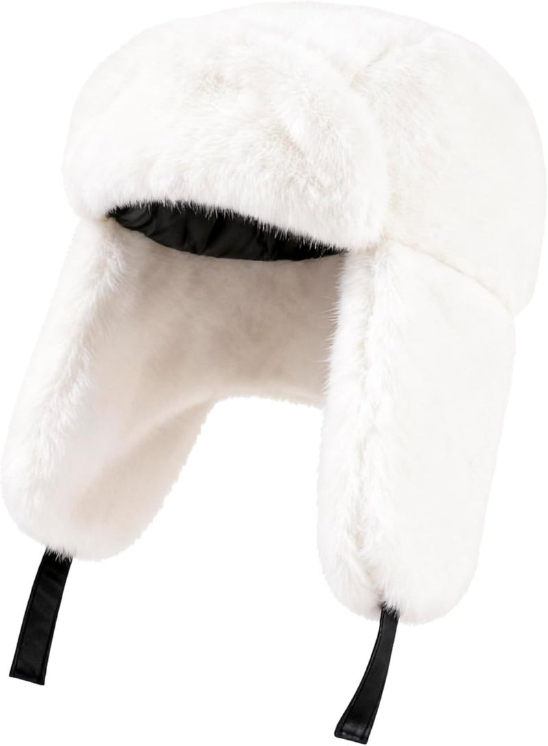 Gilotop Trapper Hat with Ear Flaps - Winter Russian-Style Fur Pilot Ushanka, Windproof Skiing for Men & Women - Image 1